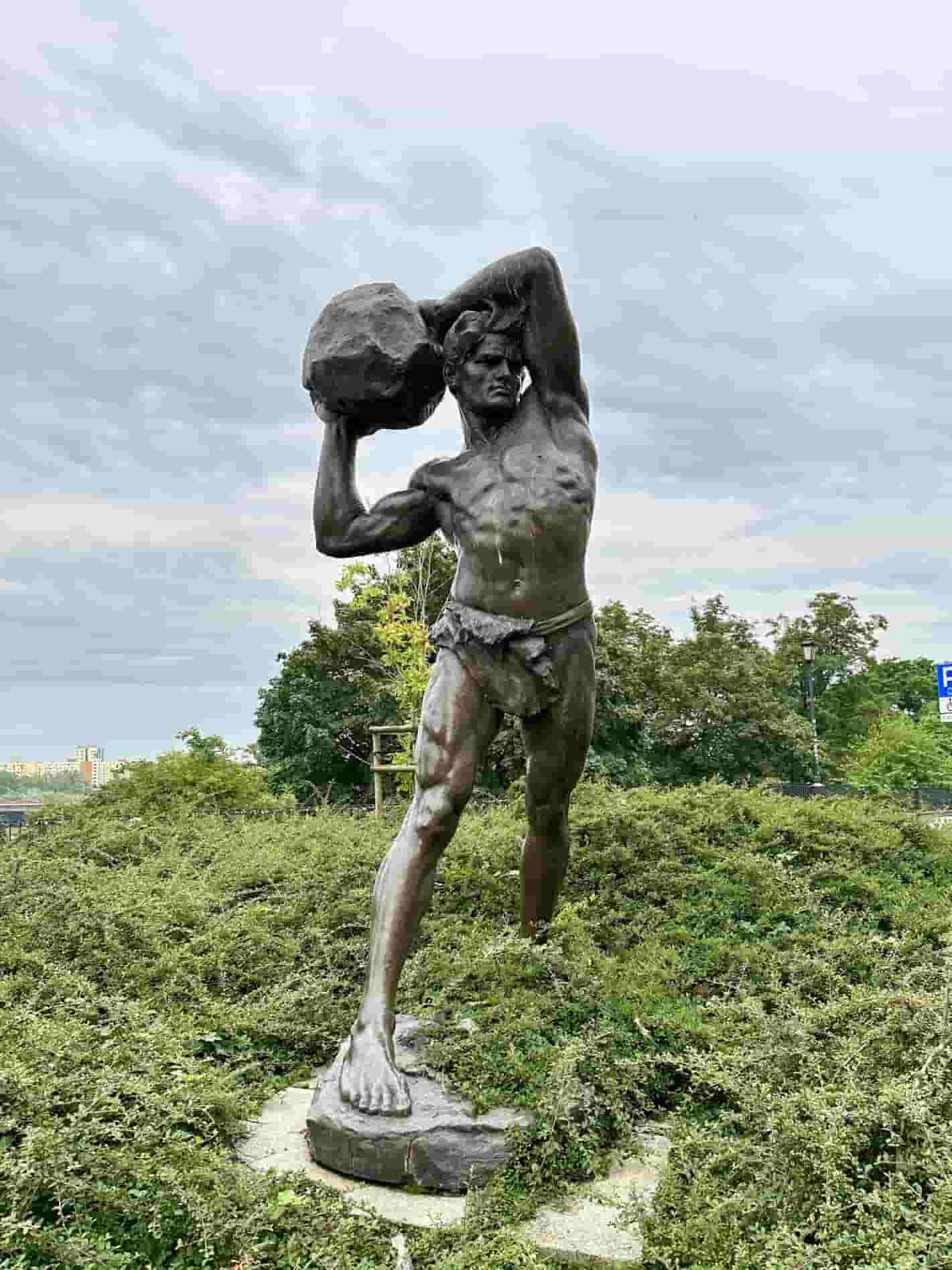 Strong Man Statue