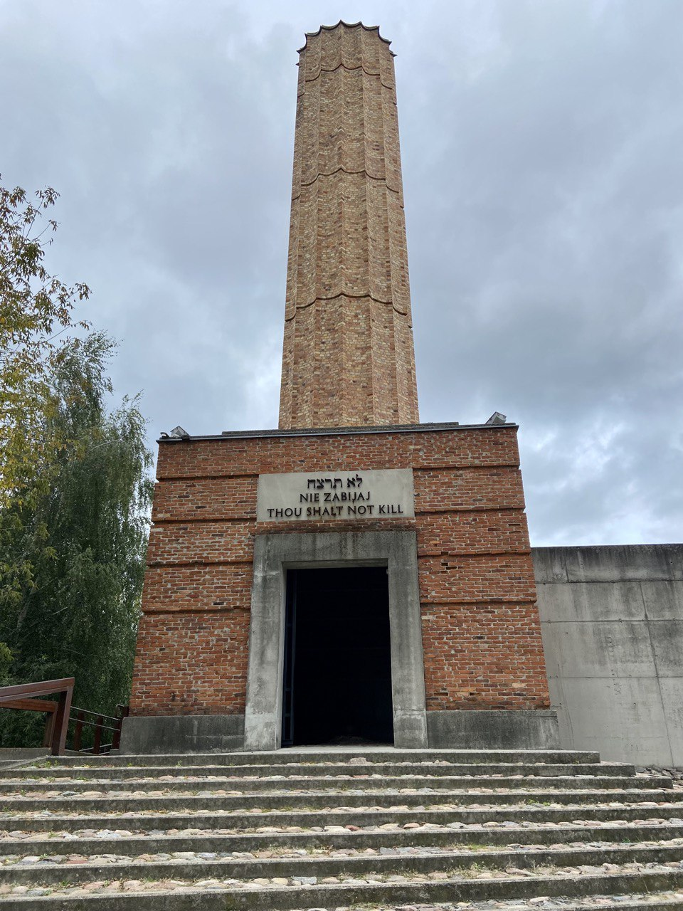 Holocaust monument at Radegast